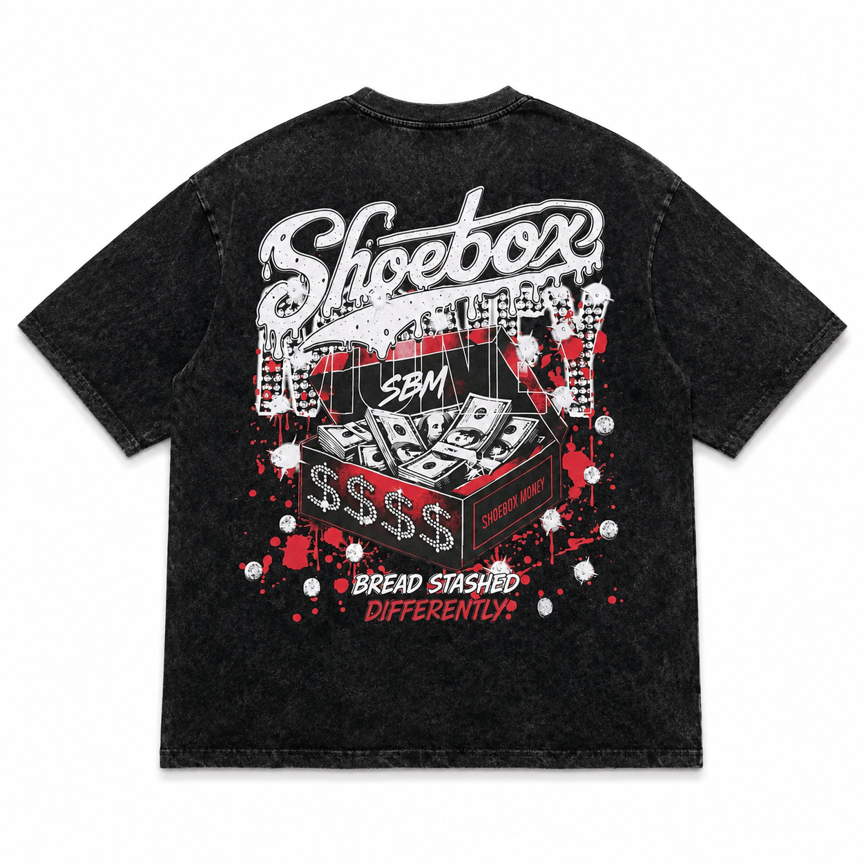 BLACK BOX TEE (Washed Black)